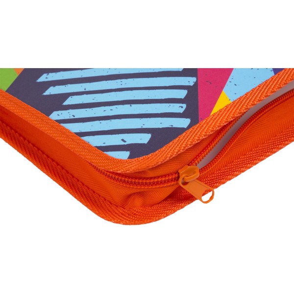 Папка CoolForSchool A4 Bright пластикова на блискавці з кільцями (20) CF32024