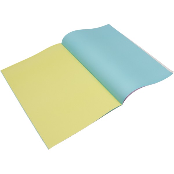 Папір кольоровий А4 двосторонній 7 кольорів 14 аркушів, пастель Рюкзачок (20) №УП-75