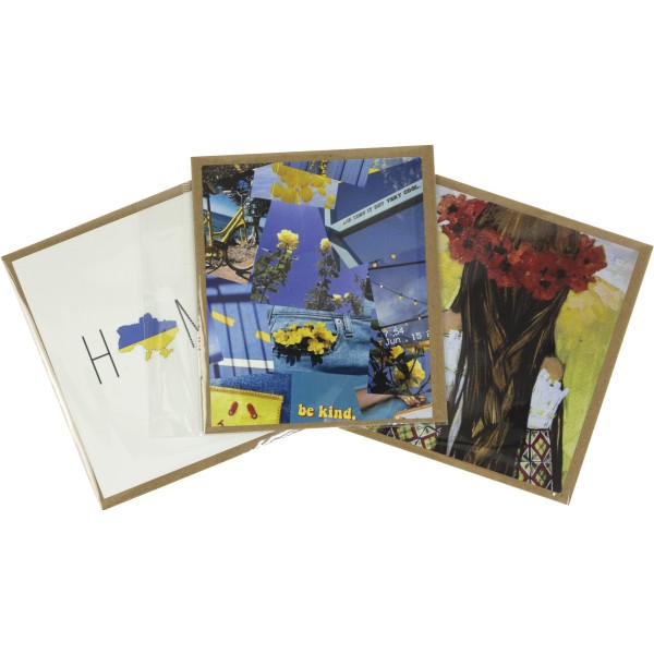  Открытка патриотическая 10,5х11,5 см