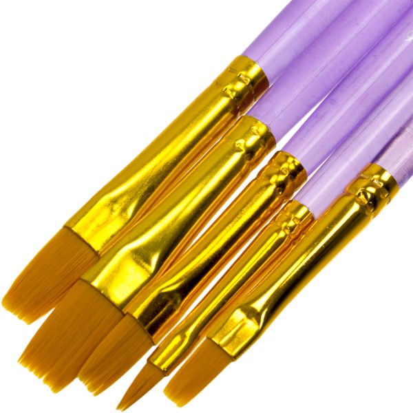 Набір пензлів художніх 5 шт Rosa (синтетика) (10) 7009/4270095/348