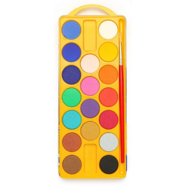 Акварель 18 кольорів Школярик з пензликом (30) №83210900 