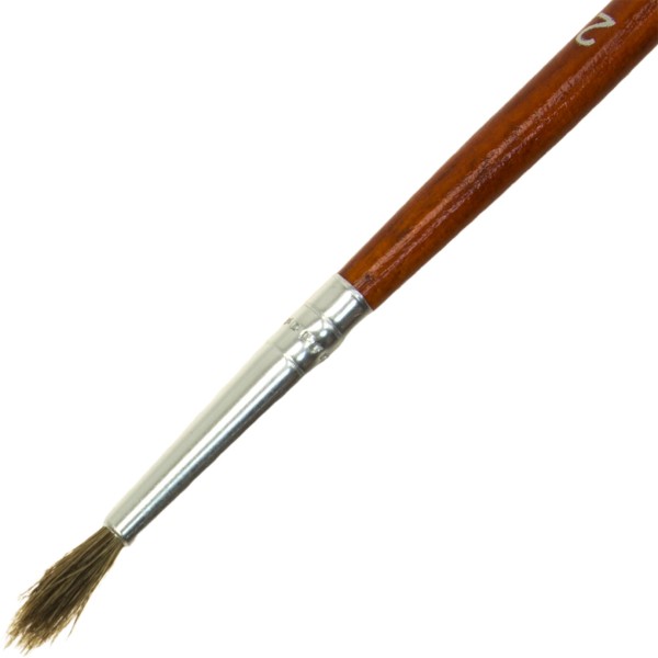 Кисточка CLASS белка №2 в пластиковой тубе (25) №7611/2