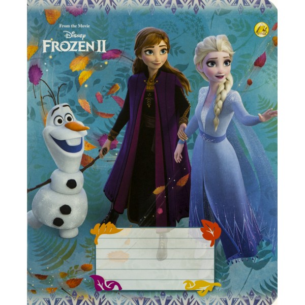 Тетрадь 18 листов клетка Disney.Frozen-2.Осень (20) (200) ТЕ11903