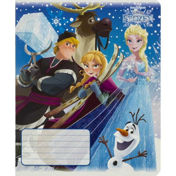 Зошит 18 аркушів лінія Disney.Frozen Сніжна (20) (200) №ТЕ11904  
