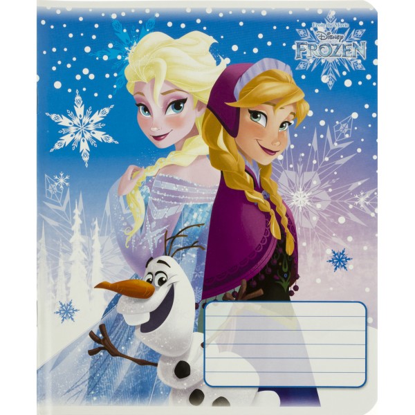 Зошит 18 аркушів лінія Disney.Frozen Сніжна (20) (200) №ТЕ11904  