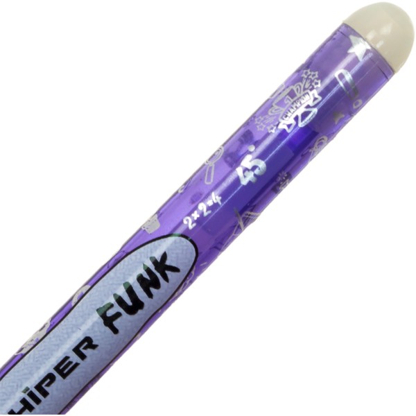  Ручка гелевая Hiper Funk пиши-стирай 0,7 мм фиолетовая (10) №HG-215