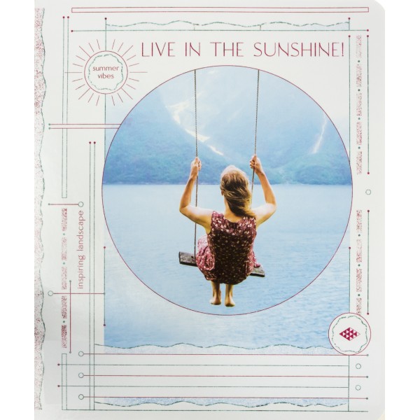 Зошит 12 аркушів клітинка Під сонячним світлом Поділля (25) (500) №22035   