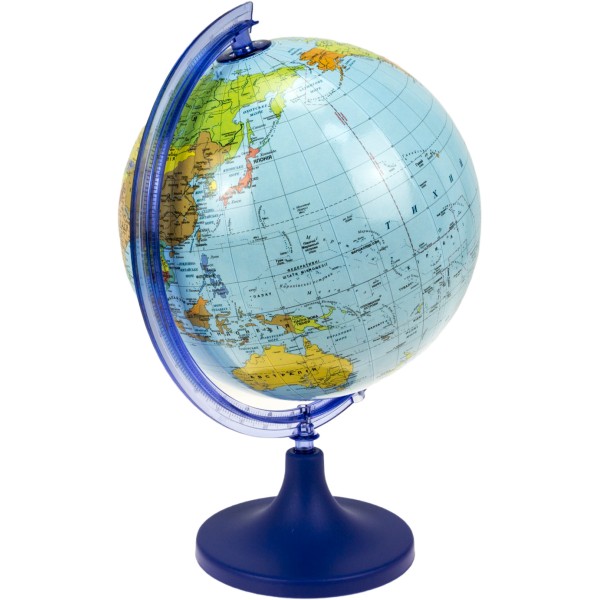 Глобус 250 мм політичний, 1:5000000 в коробці №0812  