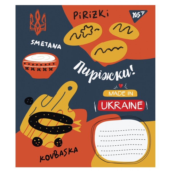 Зошит 12арк. кліт. YES Made in Ukraine №765757(25)(500)