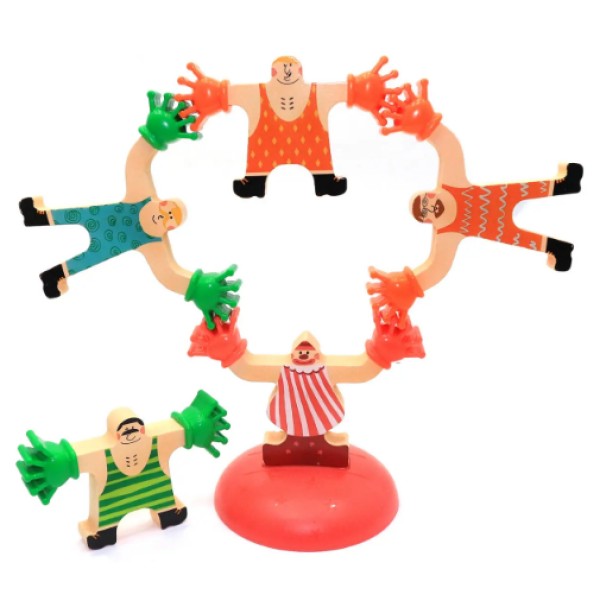 Іграшка дерев'яна Балансир Геркулес з картками та підставками Top Bright №120522  
