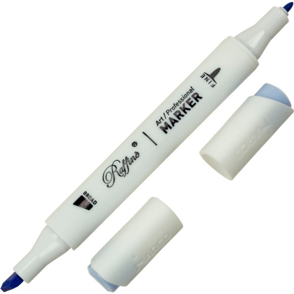 Маркер-скетч двусторонний Marco Sky blue №7800-6CB / B003