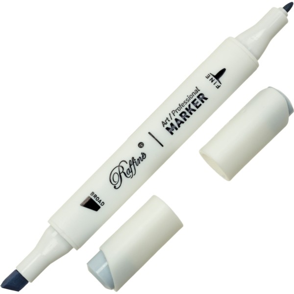 Маркер-скетч двусторонний Marco Cool grey 7 (6) №7800-6CD / CG01