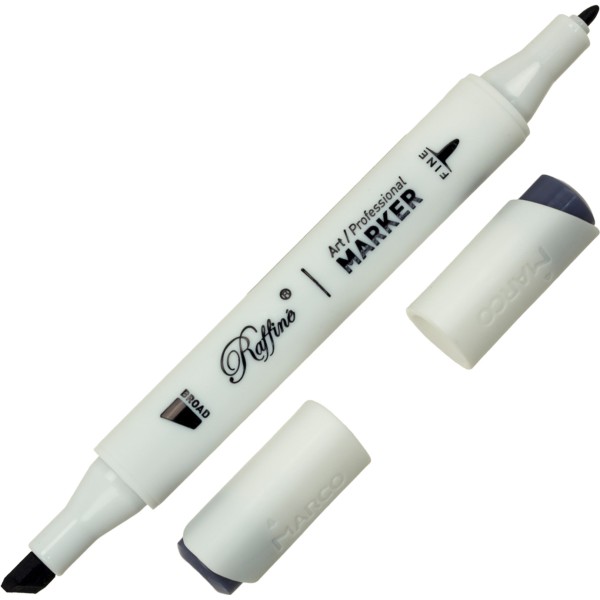 Маркер-скетч двусторонний Marco Cool grey 7 №7800-6CD / CG07