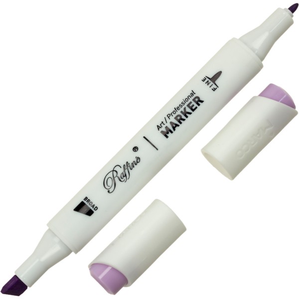  Маркер-скетч двухсторонний Marco Pastel violet №7800-6CD/R703