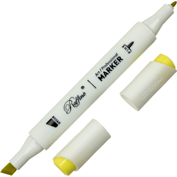 Маркер-скетч двусторонний Marco Canfria yellow №7800-6CB / Y003