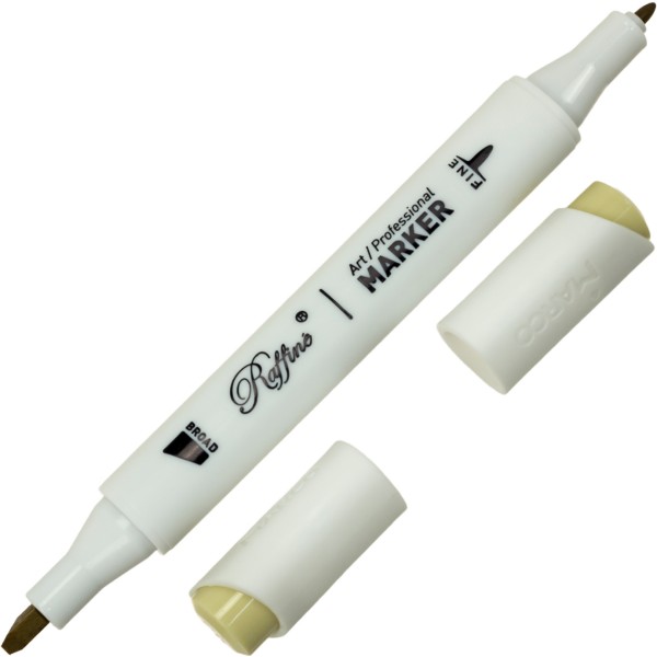 Маркер-скетч двусторонний Marco Grayish yellow №7800-6CB / Y211