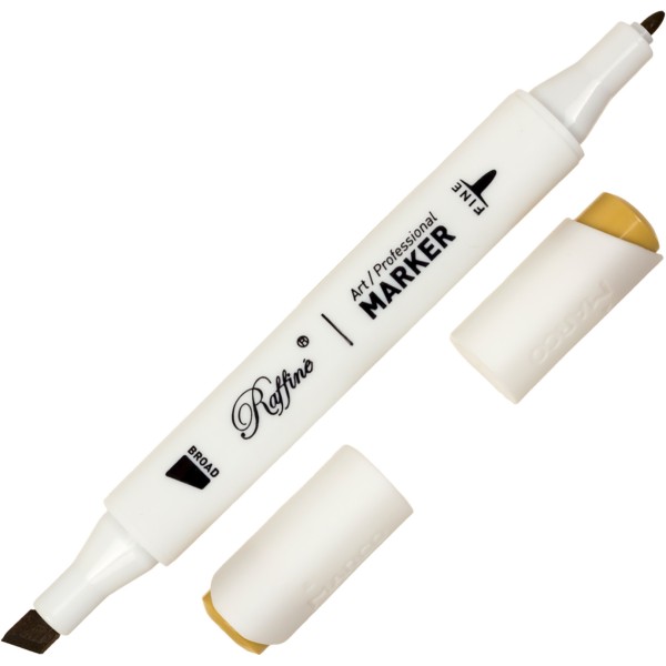 Маркер-скетч двосторонній Marco Yellow orche (6) №7800-6CB / Y423