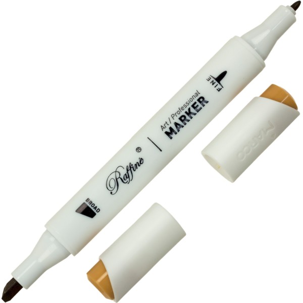 Маркер-скетч двусторонний Marco Potato brown (6) №7800-6CB / Y623