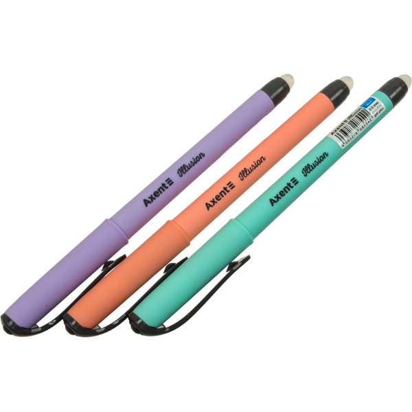  Ручка гелева Axent Illusion пиши-стирай синя (24) (288) (1728) №AG1094-02-А