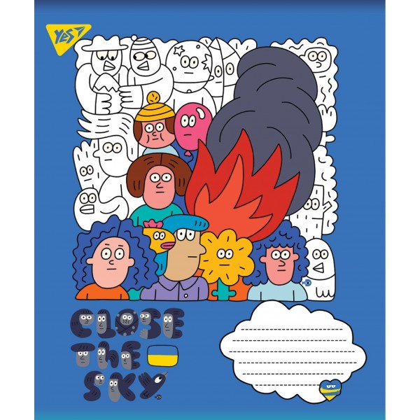 Зошит 60арк. лін. YES Ukraine №766243(10)(160)