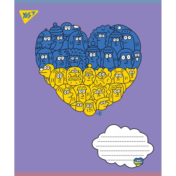 Зошит 60арк. лін. YES Ukraine №766243(10)(160)