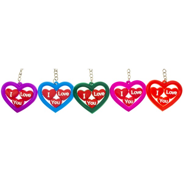 Брелок гумовий "Серце" №2012(12)