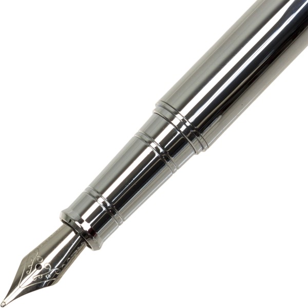 Ручка перова "Optima" №O15921-16-1P "Слава Україні!Героям Слава!" корпус сріблястий