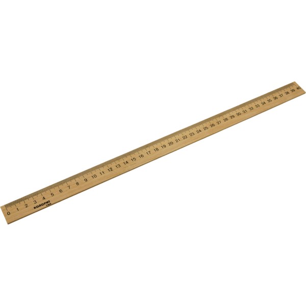 Лінійка дерев'яна 40см (25)