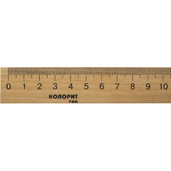 Лінійка дерев'яна 40см (25)