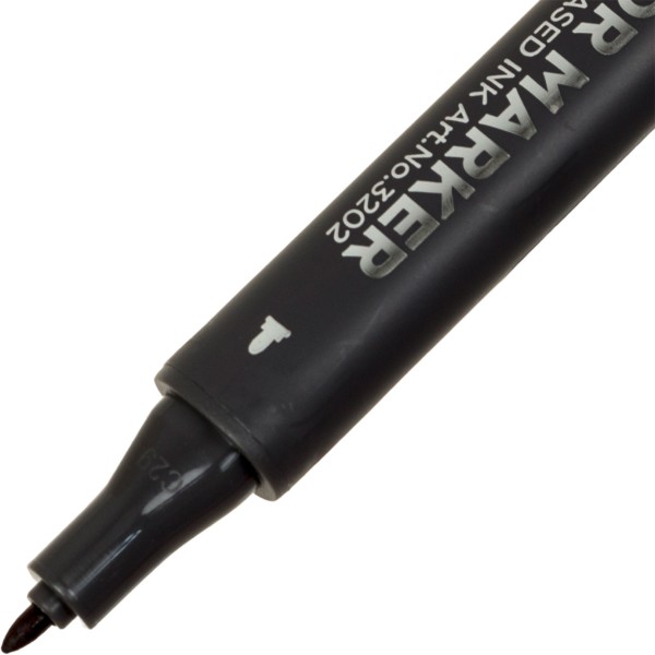 Маркер худож. двостор. "STA" №3202-1 червоне вино(6)