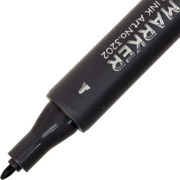 Маркер худож. двостор. "STA" №3202-51 темн.-зелений(6)