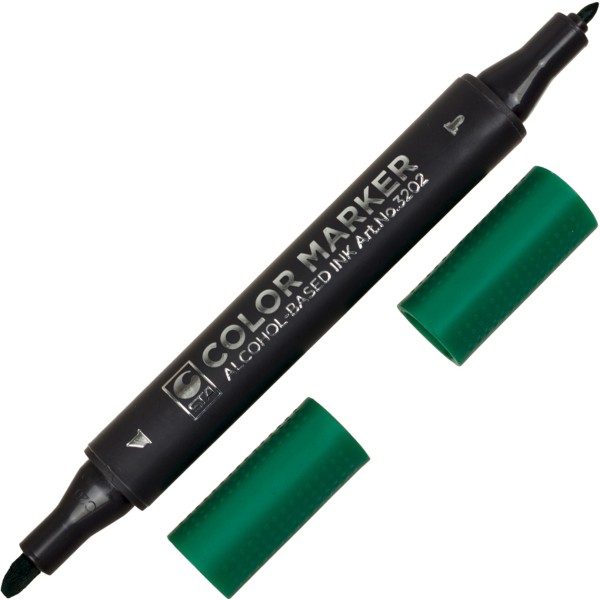 Маркер худож. двостор. "STA" №3202-55 смарагдовий(6)