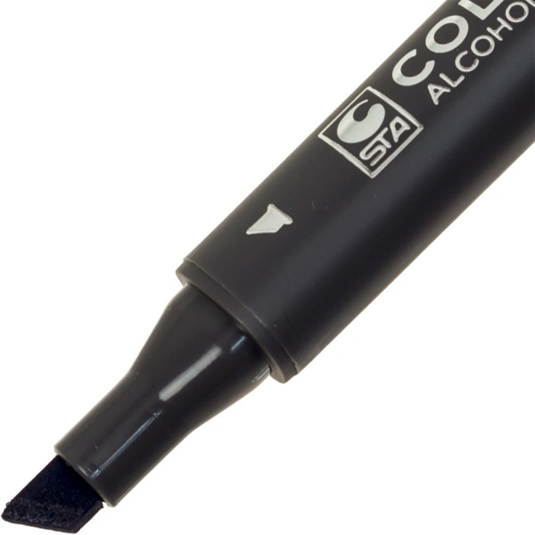 Маркер худож. двостор. "STA" №3202-71 синій кобальт(6)