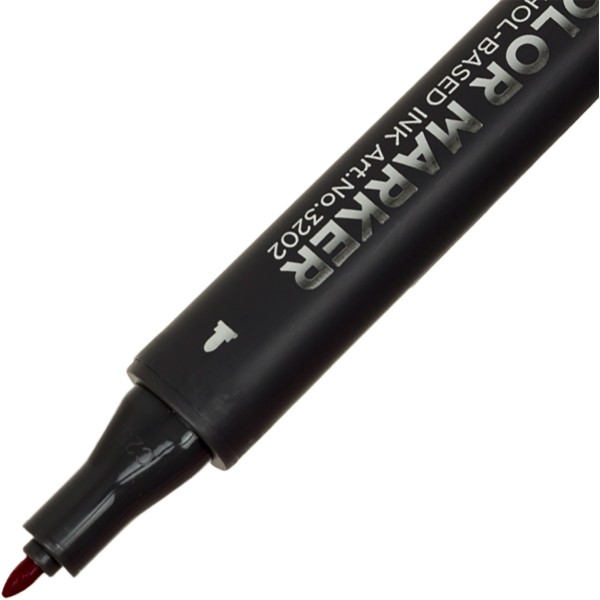 Маркер худож. двостор. "STA" №3202-5 вишнево-рожевий