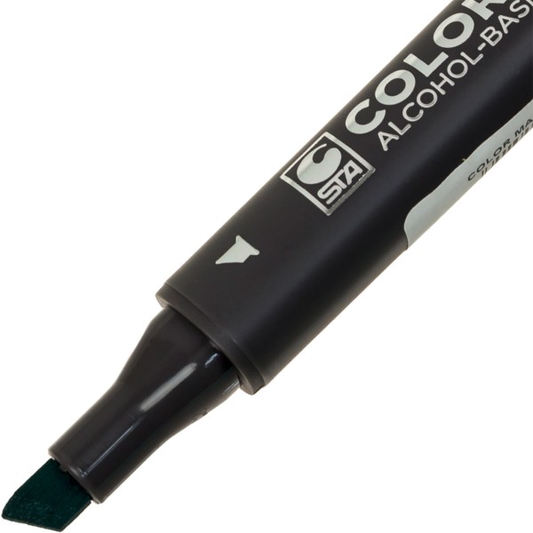 Маркер худож. двостор. "STA" №3202-58світло-мятний