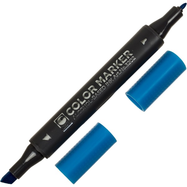 Маркер худож. двостор. "STA" №3202-63 ніжно-блакитний