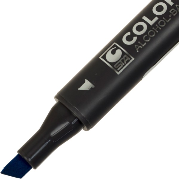 Маркер худож. двостор. "STA" №3202-63 ніжно-блакитний