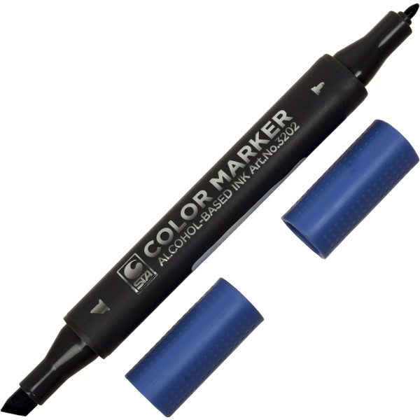 Маркер худож. двостор. "STA" №3202-69 берлінська лазур