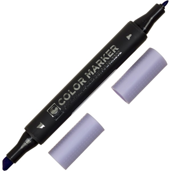 Маркер худож. двостор. "STA" №3202-77 блідо-блакитний