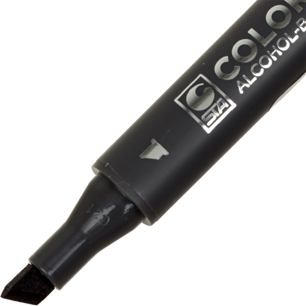 Маркер худож. двостор. "STA" №3202-96 махагоні