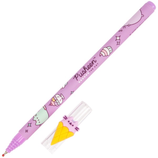 Ручка масляная шариковая Yes Pusheen 0,7 синяя (36) 412079