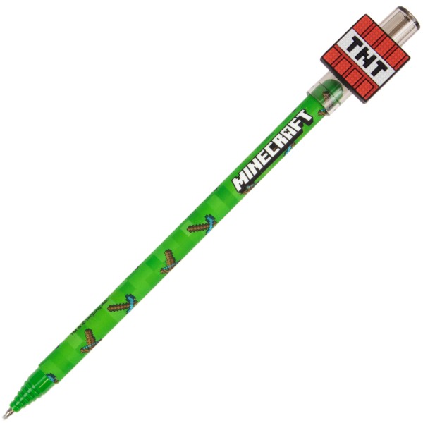 Ручка гел. "Yes" №420378 Minecraft "пиши-стирай" 0,5мм синя(36)