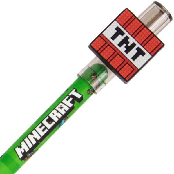 Ручка гел. "Yes" №420378 Minecraft "пиши-стирай" 0,5мм синя(36)