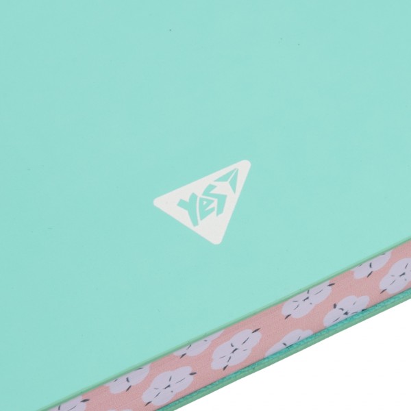 Щоден. А5 "Yes" недат 160арк. лін. "Сotton" м'яка обкл.,м'ятний №252445(10)(20)