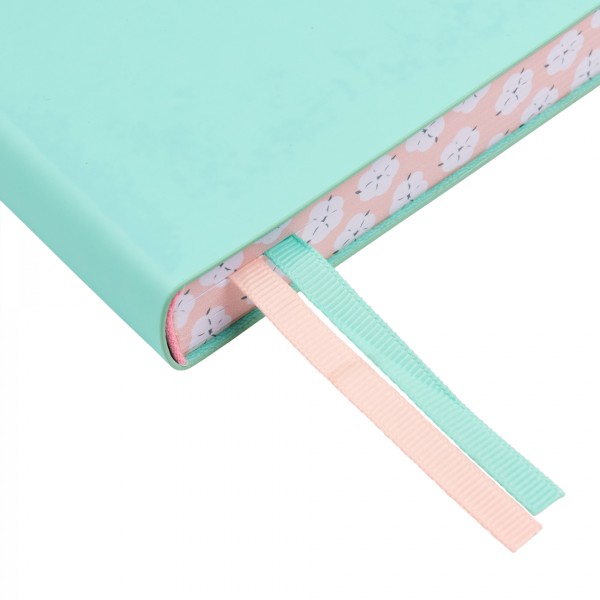 Щоден. А5 "Yes" недат 160арк. лін. "Сotton" м'яка обкл.,м'ятний №252445(10)(20)