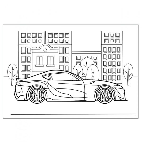 Розмальовка А4 "Супер машини" 12стор. №743041 /1В/(100)