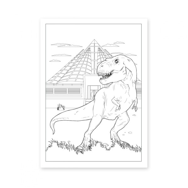 Розмальовка А4 "Jurassic park" 12стор. №742916 /Yes/(100)