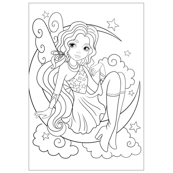 Розмальовка А4 "Чарівні феї" 12стор. №743052/1В/(100)