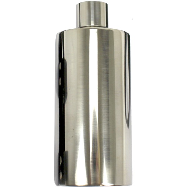 Фляга металева в шкіряному чохлі №AB-2