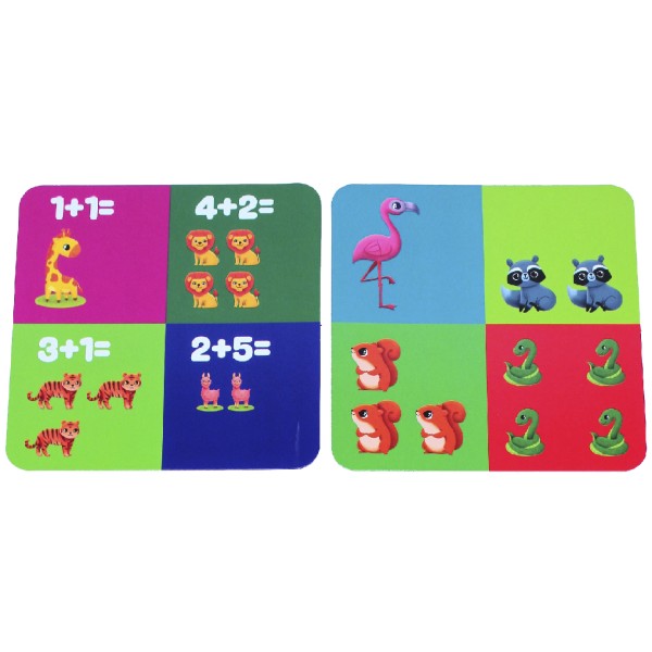 Гра розвиваюча "Вчимося рахувати" з пластиковими картками №VT1302-29(18)